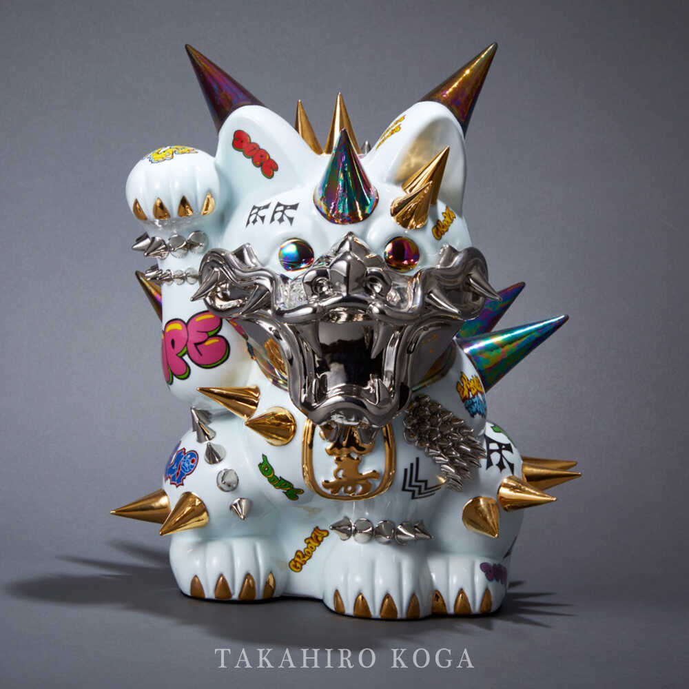 【ふるさと納税】NEO MANEKINEKO-1704<古賀崇洋>那珂川市 | アート 美術 芸術 招き猫 あーと ねこ 猫 こだわり 工芸品 いんてりあ イン...