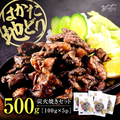 はかた地どり炭火焼きセット500g(100g×5p)＜株式会社MEAT PLUS＞那珂川市[GBW119]