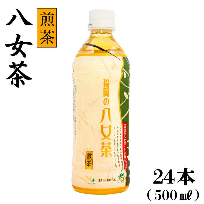 福岡 八女茶 煎茶 500ml×24本入り[一般社団法人地域商社ふるさぽ]那珂川市 お茶 緑茶 