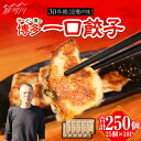 【ふるさと納税】冷凍 博多一口餃子 25個入り×10パック<麺専科げんき>那珂川市 | 餃子 博多 冷凍 ぎょうざ 一口餃子 ひとくち餃子 博多餃子[GEG00...