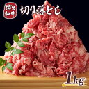 【ふるさと納税】博多和牛切り落とし 1kg 500g×2p 送料無料 牛肉 黒毛和牛 DX007