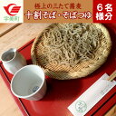 【ふるさと納税】【A6-003】自家製粉国産そば粉100%十割生そば・そばつゆ(6名様分)