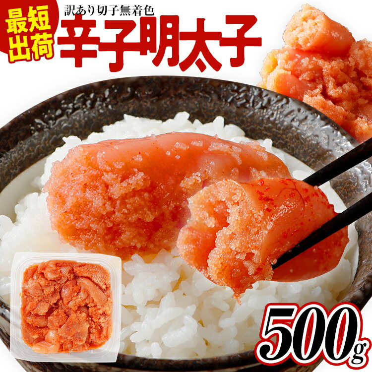 【ふるさと納税】訳あり 無着色辛子明太子 500g バラコ 