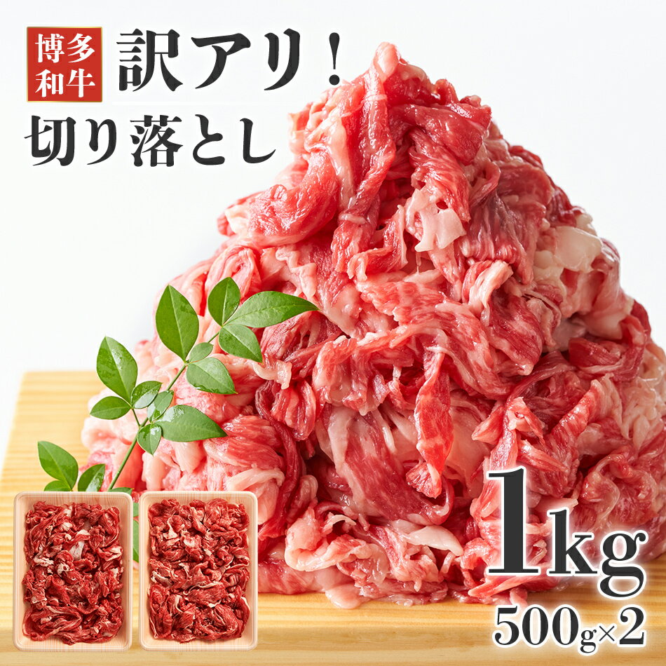 博多和牛 黒毛和牛 切り落とし 1kg(500g×2p) お取り寄せグルメ お取り寄せ 福岡 お土産 九州 福岡土産 取り寄せ グルメ 福岡県