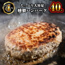 【ふるさと納税】燻製ハンバーグ100g×40個 計4000g SE1005-251【 福岡県 須恵町 】