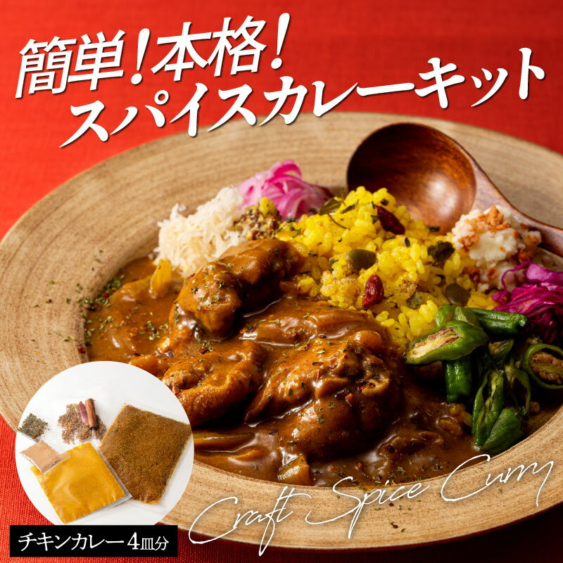 簡単 本格 スパイス カレー セット 3〜4皿分 キット 訳あり 