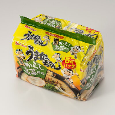 福岡県新宮町 【ふるさと納税】福岡・博多の味『うまかっちゃん』30袋(5袋パック×6セット)/からし高菜風味 ラーメン とんこつ 袋麺 インスタント .A505 画像2