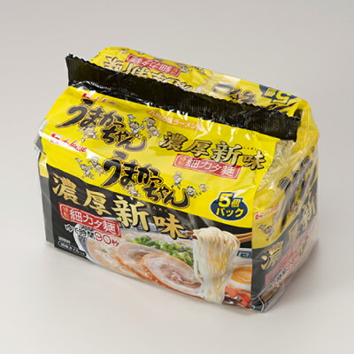 福岡県新宮町 【ふるさと納税】福岡・博多の味『うまかっちゃん』30袋(5袋パック×6セット)/濃厚新味 ラーメン とんこつ 袋麺 インスタント 細麺 .A507 画像2