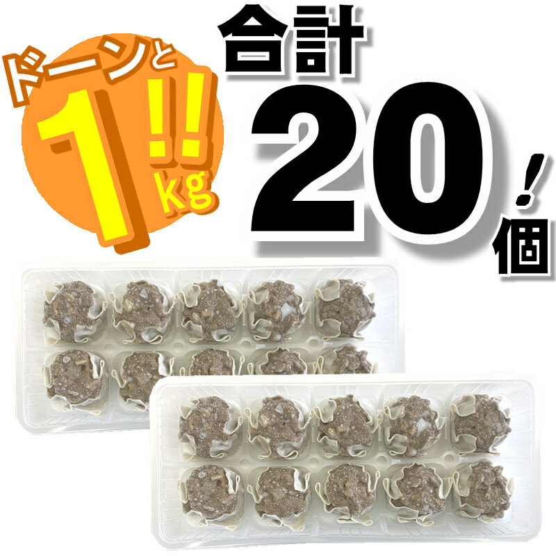 【ふるさと納税】【レンジで簡単！】本格特大肉シューマイ20個（50g×20個）.ZG151