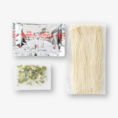 福岡県新宮町 【ふるさと納税】<元祖赤のれん節ちゃん>ラーメン4食セット とんこつ 豚骨スープ 平細麺 .Z087 画像3