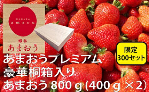 【ふるさと納税】【予約受付】★限定品★あまおうプレミアム（桐箱入り）／2025年1月下旬～4月配送 数量...