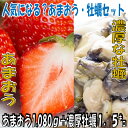 【ふるさと納税】冬の定番セット.あまおう(1080g)・牡蠣(1.5キロ)セット.BD010