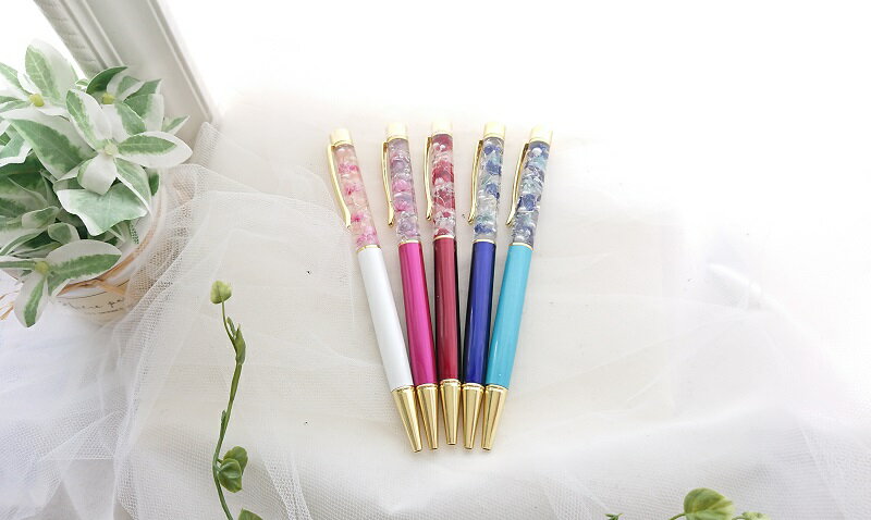 【ふるさと納税】ハーバリウムボールペン(1本)文房具 花 フラワー おしゃれ ギフト .Z247