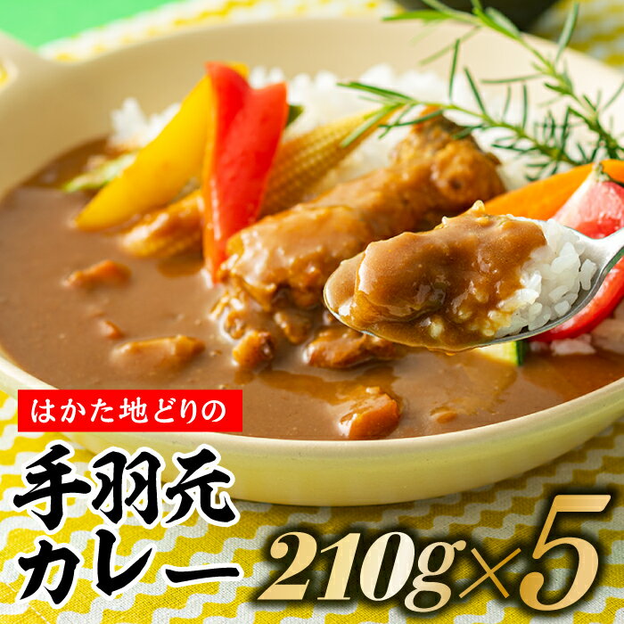 【ふるさと納税】はかた地どりの手羽元カレー.AA150