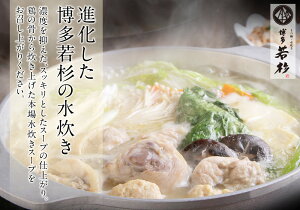 【ふるさと納税】【博多若杉】水炊き4〜5人前セット.A709