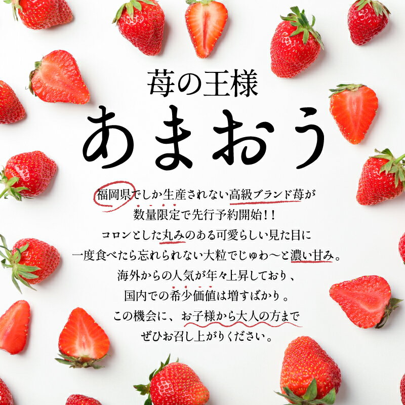 【ふるさと納税】人気1位！獲得謝礼品★限定品★あまおう約810g（先行受付．2025年1月以降発送） いちご 苺 高級 フルーツ．AB379