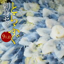 【ふるさと納税】とらふぐ刺身セット(9人前)送料無料 ふぐ 刺身 人気 ランキング 食品 魚介 魚介類 お刺身 刺身 魚介 類 海鮮 ふぐ フグ 虎ふぐ ふぐ刺...