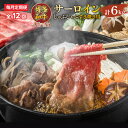 【ふるさと納税】 【毎月定期便】【A4〜A5】博多和牛サーロインしゃぶしゃぶすき焼き用 500g 全12回 送料無料 和牛 サーロイン しゃぶしゃぶ すき焼き ...