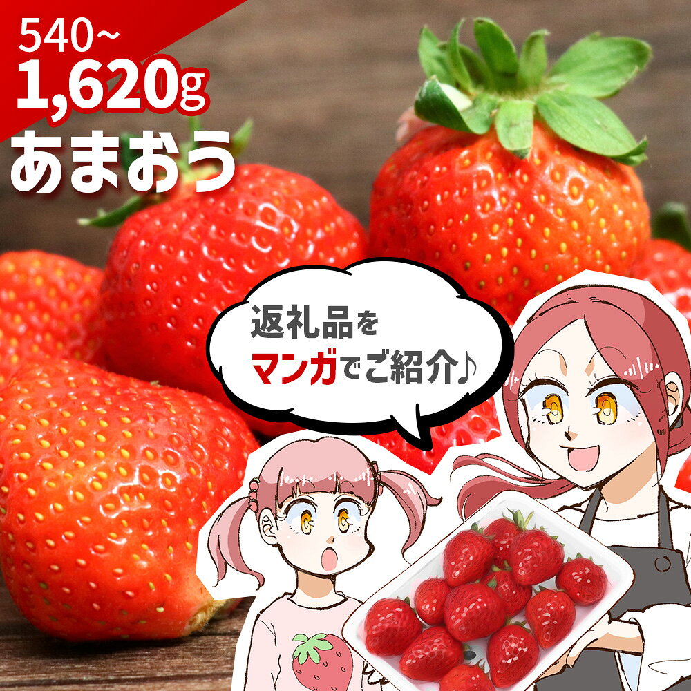 【ふるさと納税】福岡県産 あまおう 540～1620g 送料無料 スイーツ スムージー ケーキ ギフト お祝い ショートケーキ タルト 限定 季節限定 BA001 BA002 BA005 BA006 BA007先行予約 2024年12月～2025年3月発送