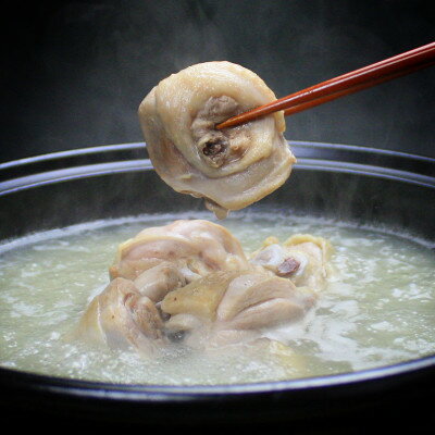 【ふるさと納税】博多水炊き(ありた鶏ぶつ切り・つみれ)セット4〜6人前(水巻町)【配送不可地域：離島】【1445312】