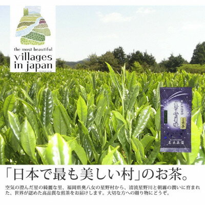 奥八女星野村 深蒸し高級煎茶(深蒸し茶)100g×1袋(水巻町)