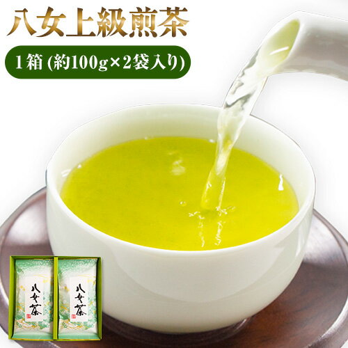 八女上級煎茶 1箱 約100g×2袋入り 福岡県 鞍手郡 小竹町[30日以内に出荷予定(土日祝除く)] 送料無料