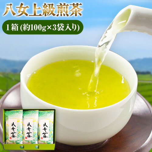 【ふるさと納税】八女上級煎茶 1箱 約100g×3袋入り 福岡県 鞍手郡 小竹町《30日以内に出荷予定(土日祝除く)》 送料無料