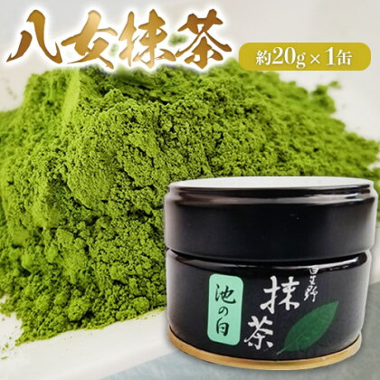 八女抹茶(約20g×1缶) 福岡県 鞍手郡 小竹町《30日以内に出荷予定(土日祝除く)》 送料無料