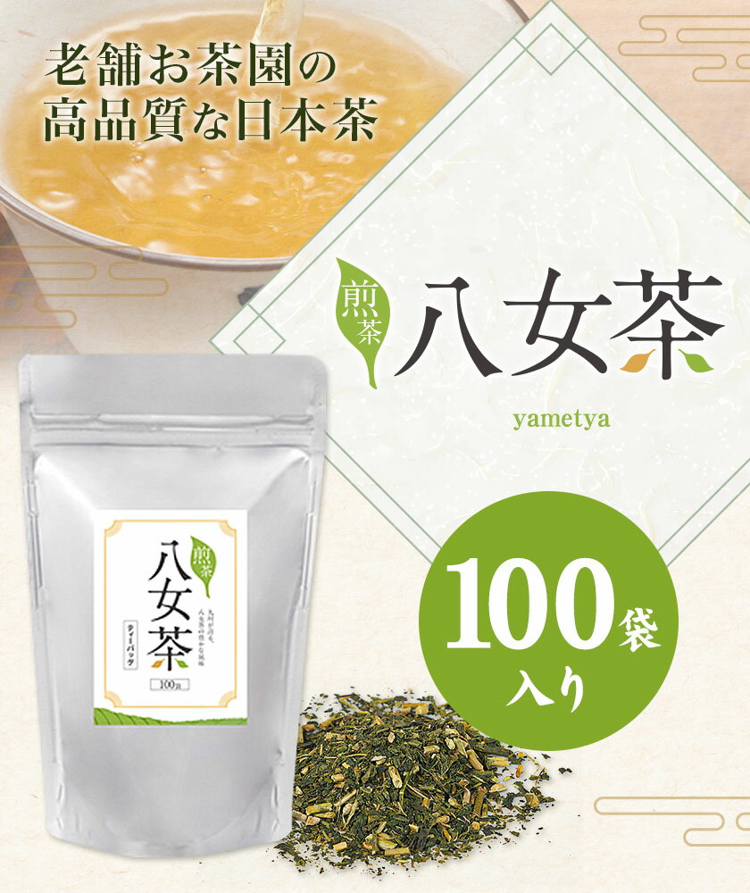 【ふるさと納税】八女茶 ティーバッグ 200g 100パック 入り《30日以内に出荷予定(土日祝日除く)》福岡県 鞍手町 八女産 煎茶 日本茶 水出し 冷茶 送料無料