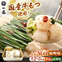 【ふるさと納税】【もつ鍋一藤】 国産黒毛和牛のもつ鍋味噌味 2〜3人前 ▼モツ もつ もつなべ 人気 おすすめ 国産もつ 味噌 モツナベ 福岡 博多 もつ鍋 一...