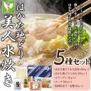 【ふるさと納税】はかた地どり美人水炊き5種セット 2〜3人前 | セット 食品 加工食品 人気 おすすめ 送料無料