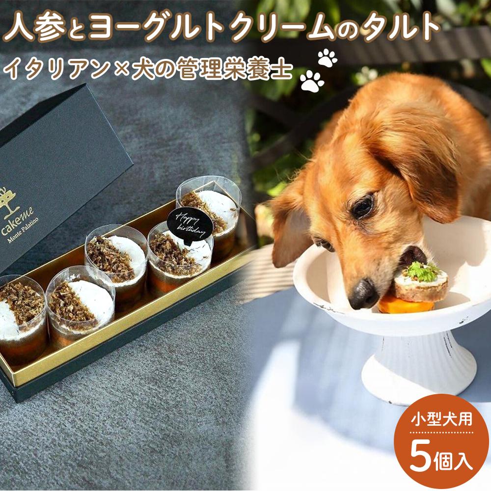 ペットフード(犬のおやつ) 人参とヨーグルトクリームのタルト 5個入り | ペット 犬 ペットフード 小型犬 愛犬 愛犬家 タルト おやつ 犬用 福岡県 筑前町 ふるさと納税 送料無料