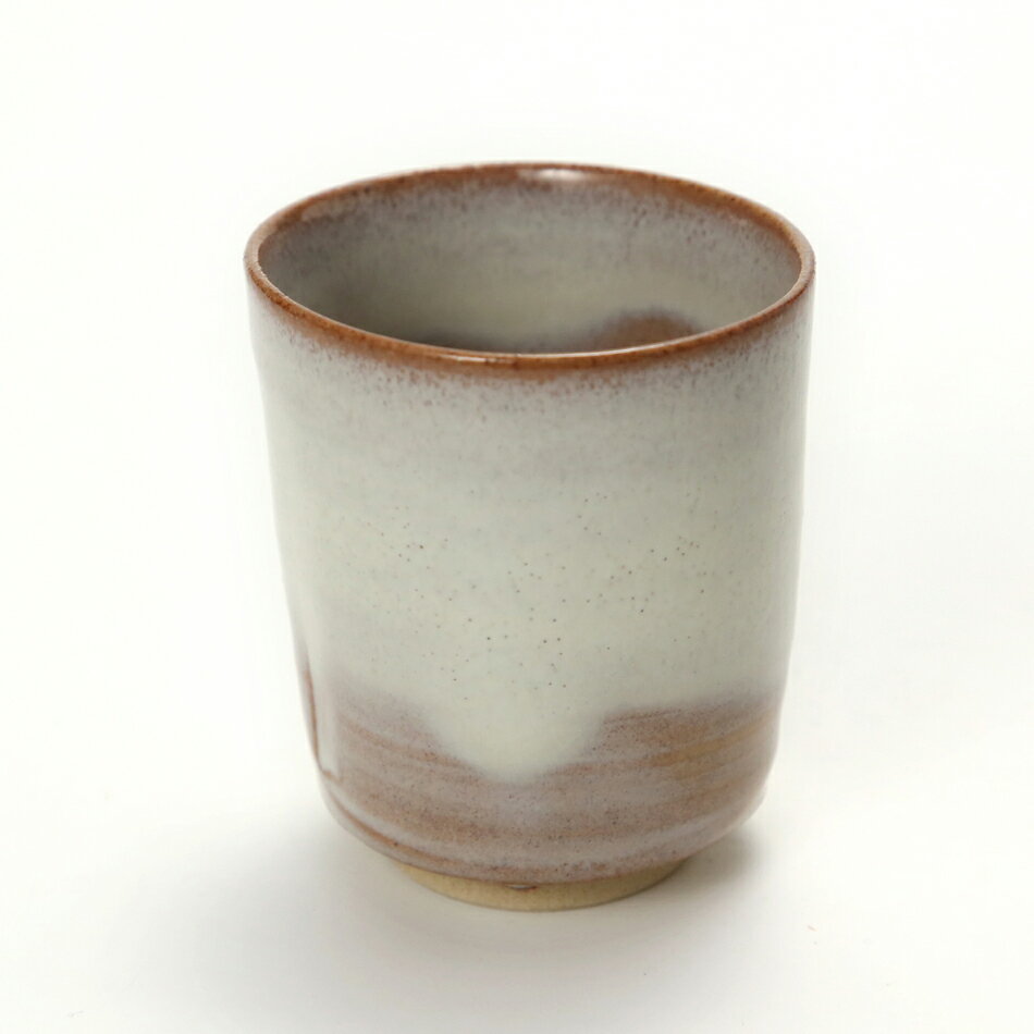 【ふるさと納税】高取焼 白釉 お猪口 ( 陶器 ) 【 元永陶苑 】福岡県 東峰村 E1