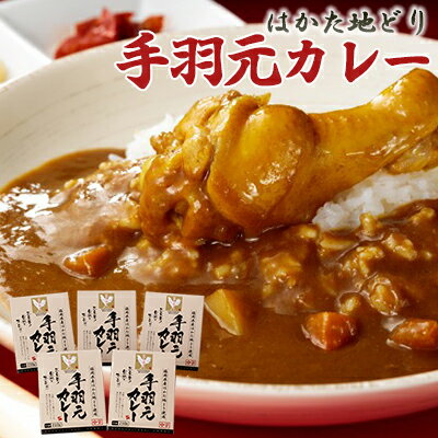 はかた地どり　手羽元 カレー 210g × 5個　2L5