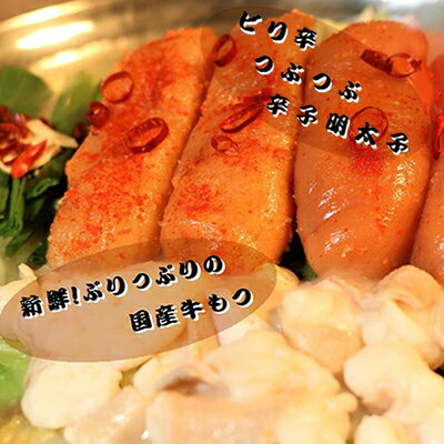 【ふるさと納税】六蔵　博多明太もつ鍋セット　5～6人前　 2W7-S