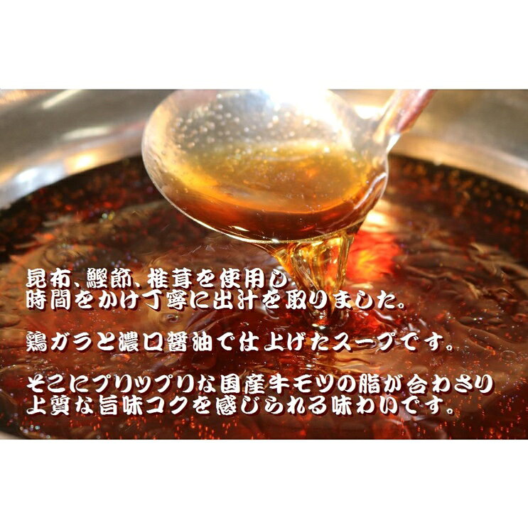 【ふるさと納税】六蔵　博多黒もつ鍋セット　2～3人前