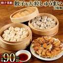 【ふるさと納税】餃子菜館 餃子60個&大粒しゅうまい 2種類 各15個 合計90個 セット 餃子 ぎょうざ 焼売 しゅうまい シュウマイ 海鮮焼売 海鮮しゅうまい 肉焼売 肉しゅうまい 大粒 皮から 手作…