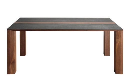 【ふるさと納税】【開梱・設置】セラミックテーブル　バイソン　テーブル180cm　RN／CIG　AL132 2