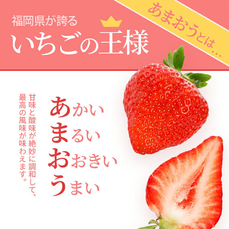 【ふるさと納税】約270g×6パック ＋ ジャムやケーキなど用 完熟あまおうの山もり1箱（約1kg/箱） 詰め合わせ いちご イチゴ 苺 福岡県 大木町 モエズ Moes【2024年3月下旬～2024年5月末頃順次出荷予定】 CE02