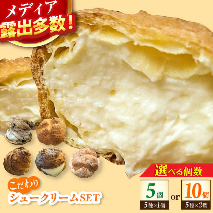 【ふるさと納税】【選べる個数】9ream(クリーム) こだわりシュークリームSET クリーム スイーツ デザート 専門店 広川町 / イートウェル株式会社[AF...