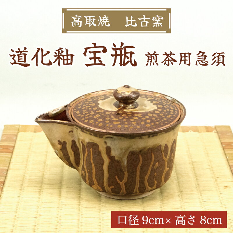 宝瓶(道化釉・煎茶用急須) [a0176] 高取焼 比古窯 【返礼品】添田町 ふるさと納税