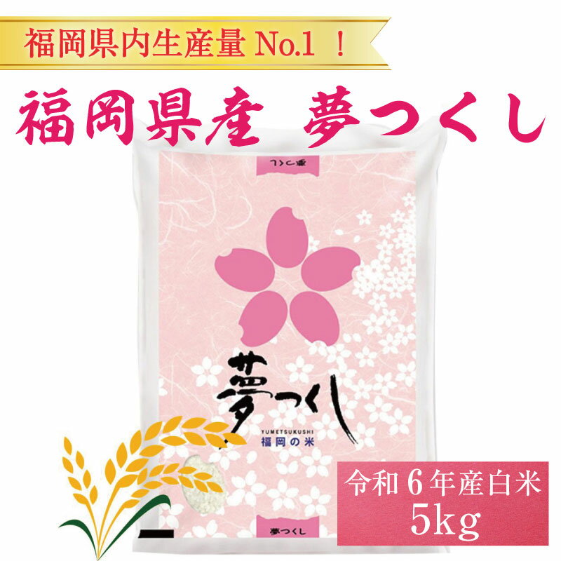 令和5年産 福岡県産 ブランド米「夢つくし」白米 5kg [a0244] 株式会社 ゼロプラス [返礼品]添田町 ふるさと納税