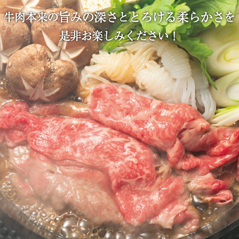 【ふるさと納税】訳あり！博多和牛しゃぶしゃぶすき焼き用(肩ロース肉・肩バラ肉・モモ肉)500g [a0081] 株式会社Meat Plus ※配送不可：離島【返礼品】添田町 ふるさと納税 f406023-soeda-10000882 福岡県添田町 サンプル画像3