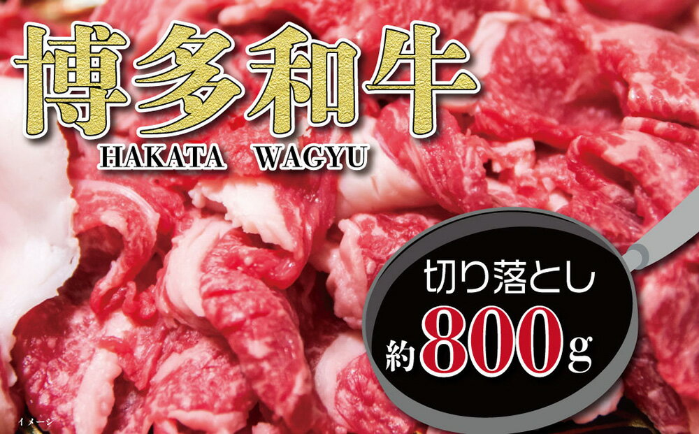 【ふるさと納税】福岡の豊かな自然で育った 博多和牛 切り落とし 約800g すね肉 九州産 国産牛 和牛 黒..