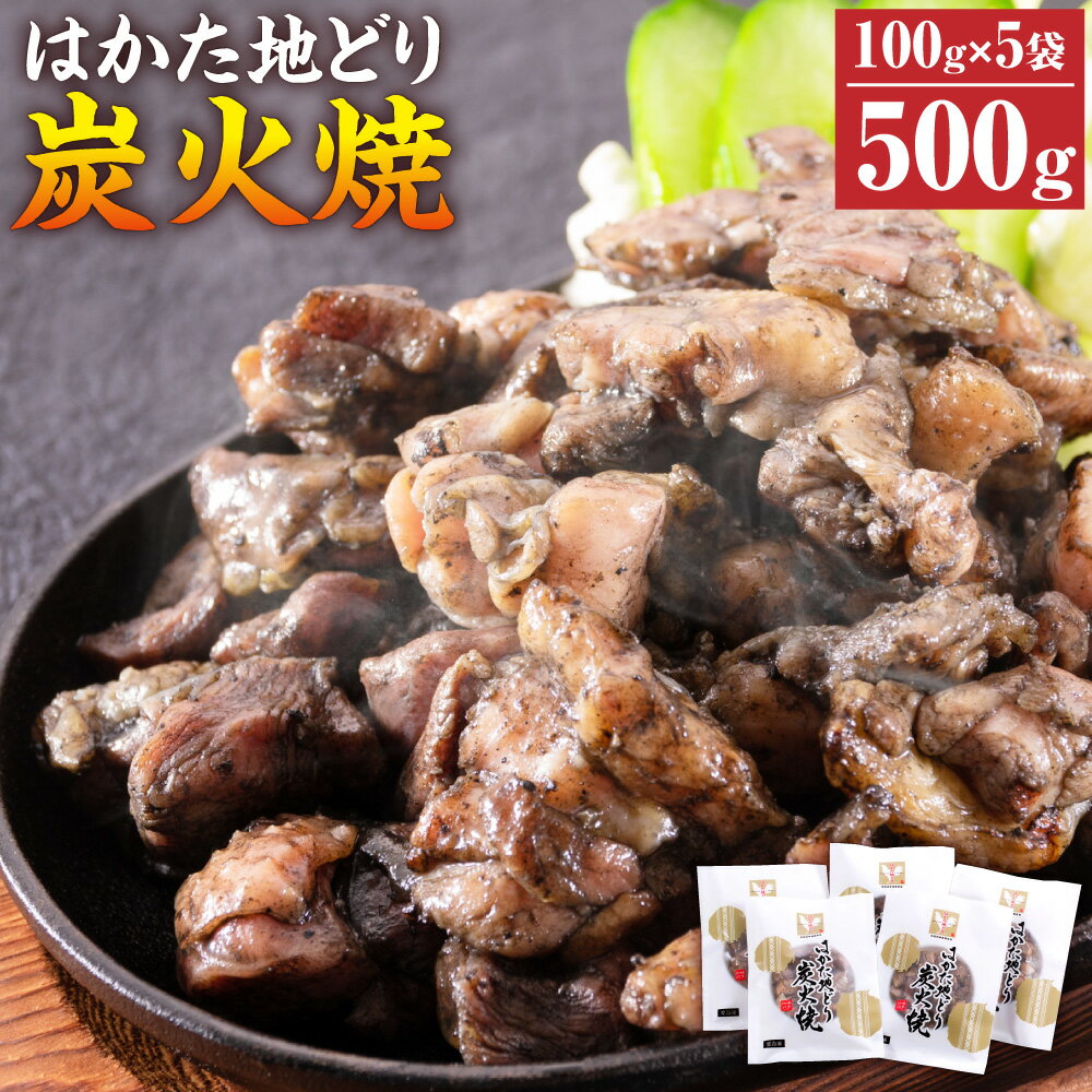 【ふるさと納税】はかた地どり 炭火焼セット 100g×5パッ