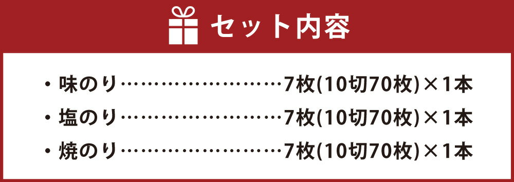 【ふるさと納税】一番摘み福岡有明のり 味のり 塩のり 焼のり ボトル 3種 各1本 合計3本 詰合せ のり 海苔 食べ比べ 詰め合わせ 有明 有明のり 有明海苔 福岡県 糸田町 送料無料