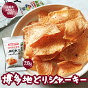 【ふるさと納税】博多地どりジャーキー20g 地どり 鶏肉 お肉 肉 ジャーキー 塩 おつまみ つまみ お酒 酒 国産 機能性表示食品 ふるさと納税肉 人気 おすすめ 福岡県 川崎町 川崎町ふるさと納税