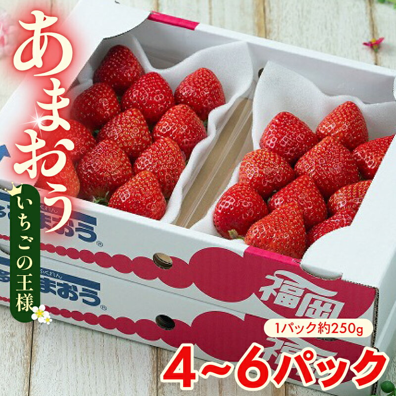 【ふるさと納税】【2026年2月上旬から3月末発送】 選べる種類 福岡県産 春あまおう 4パック~6パック 冷蔵 小分け いちご 福岡県産 苺 あまおう 苺 1kg以上 イチゴ フルーツ あまおう 果物 スイーツ 高級 くだもの 春 旬 数量限定 期間限定 福岡県 川崎町