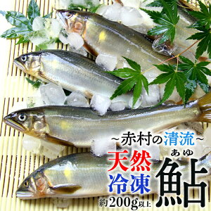 【ふるさと納税】 冷凍 鮎 約200g 数量限定 天然 あゆ 新鮮 福岡県 赤村 ふるさと 納税 　3E3