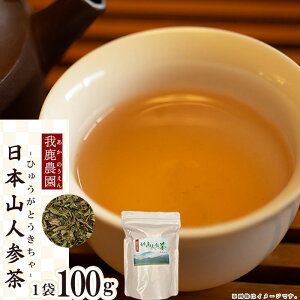 【ふるさと納税】我鹿農園 我鹿(あか) の お茶 日本山人参茶 健康 免疫力 アップ 4C1